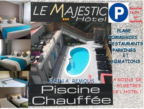 Hotel Le Majestic Canet Plage Экстерьер фото
